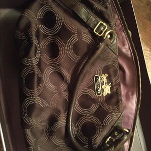 Coach purse. Brown. Gently used.
